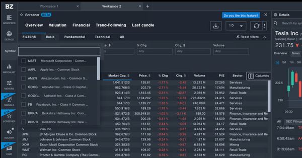 Bloomberg Terminal Alternative - Benzinga Pro